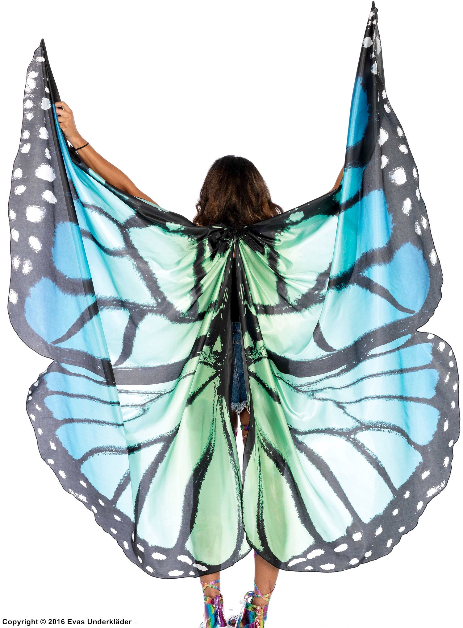 Butterfly (woman), costume wings